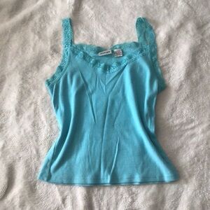 Energie Blue Lace Cotton Cami